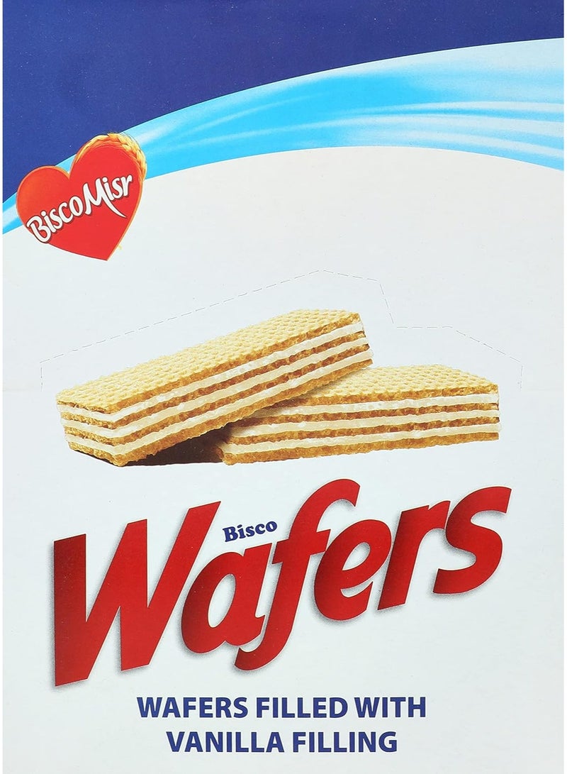 بسكو مصر ويفر محشو بكريمة الفانيليا – حجم كبير، عبوة 12 قطعة من بسكو مصر - Image 5